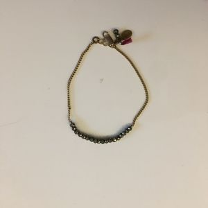 Gold beaded bracelet